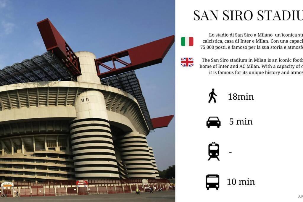 Sunny San Siro Stadio Apartment Милан Экстерьер фото